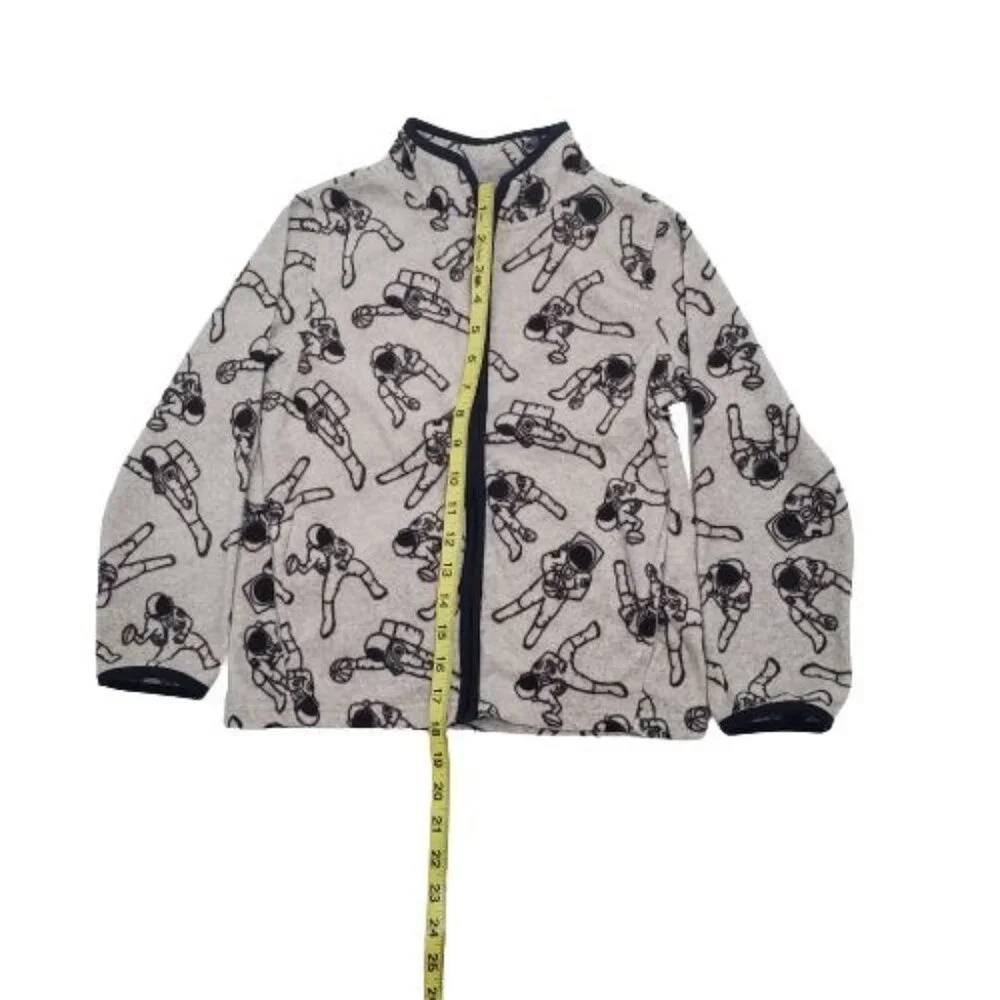 OshKosh B'Gosh Kids Boys Astronaut Full Zip-Front Fleece‎ Cozy Jacket Size 8